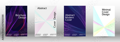Cover design template set 