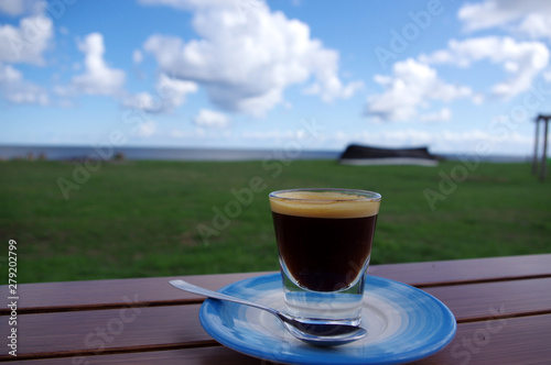 café au bout du monde photo