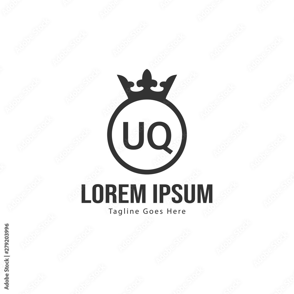 UQ Letter Logo Design. Creative Modern UQ Letters Icon Illustration UQ Letter Logo Design. Creative Modern UQ Letters Icon Illustration