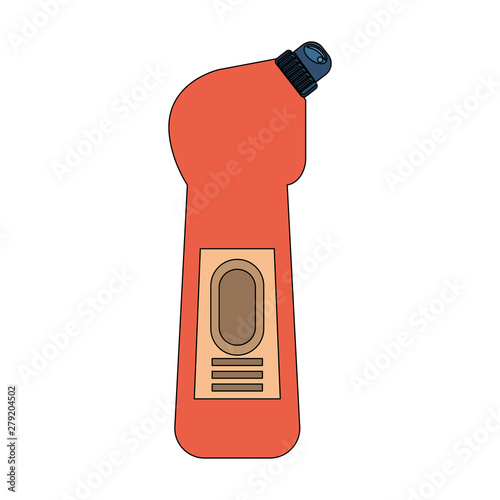 Disinfectant soap bottles with dispenser isoalted symbol