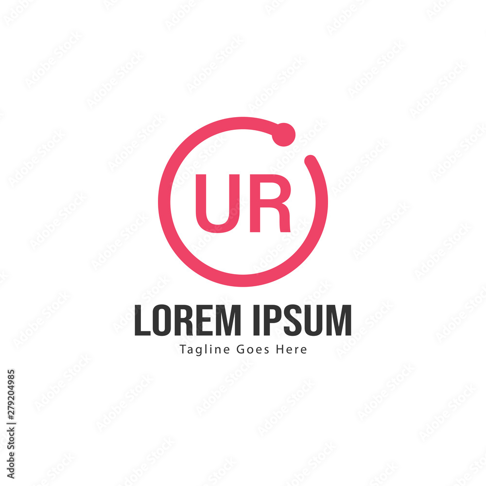 UR Letter Logo Design. Creative Modern UR Letters Icon Illustration UR Letter Logo Design. Creative Modern UR Letters Icon Illustration