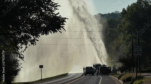 Water main break