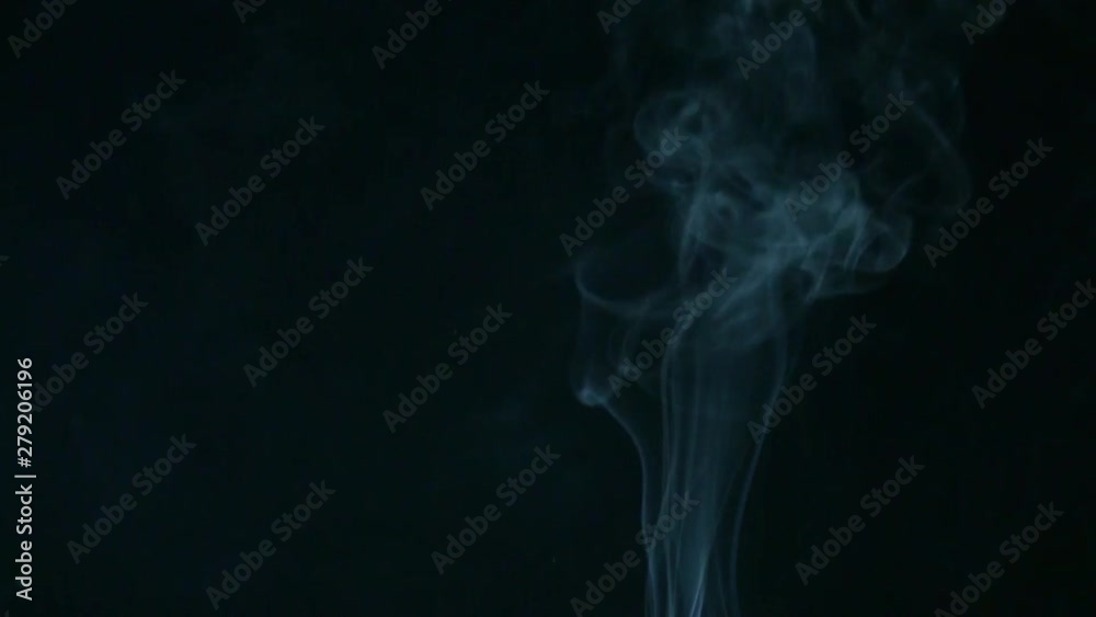 Smoke on black background Smoke on black background