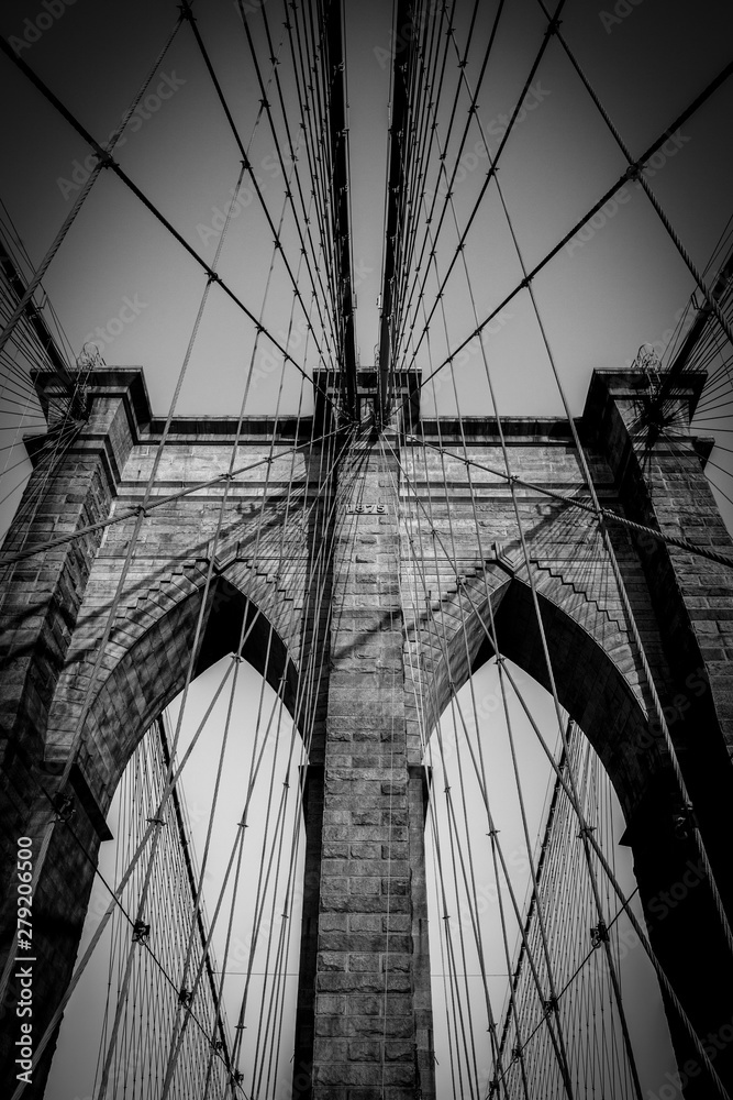 Fototapeta premium The Brooklyn Bridge, New York, New York