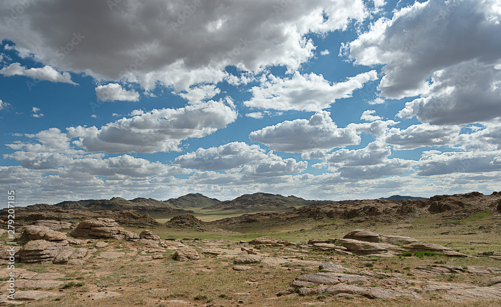 Clouds in the sky over Mongolia Clouds in the sky over Mongolia