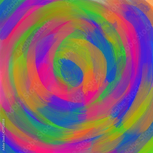 Abstract multicolored watercolor background. Color brush strokes. Illustration for design