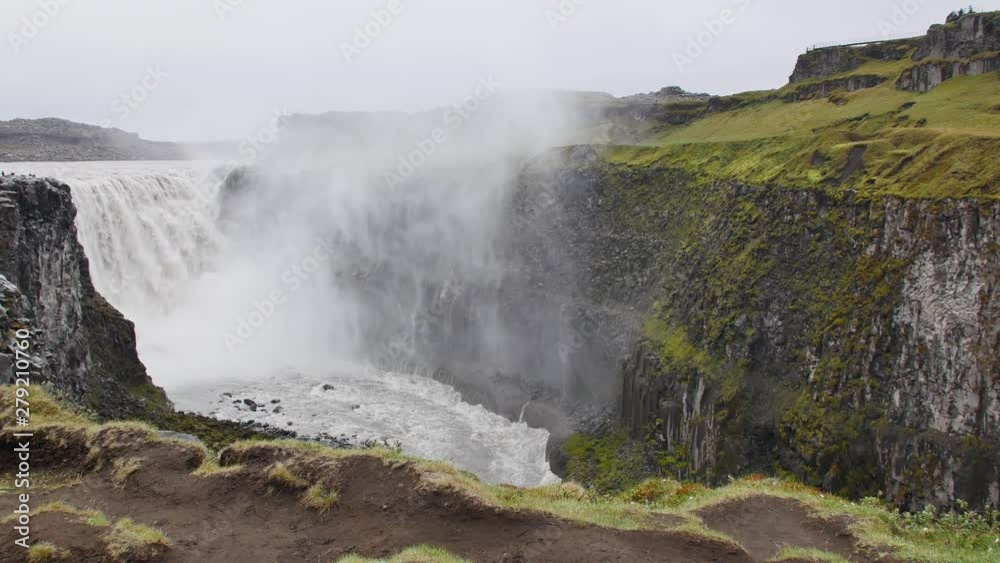 Dettifoss, the most powerfull waterfall on Iceland. Dettifoss, the most powerfull waterfall on Iceland.