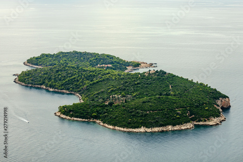 Lokrum island in Dubrovnik in a beautiful summer day, Croatia