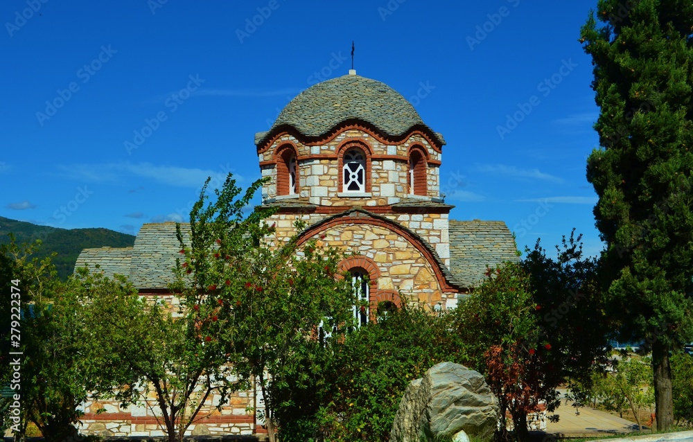 Orthodox church in Stavros in Greece