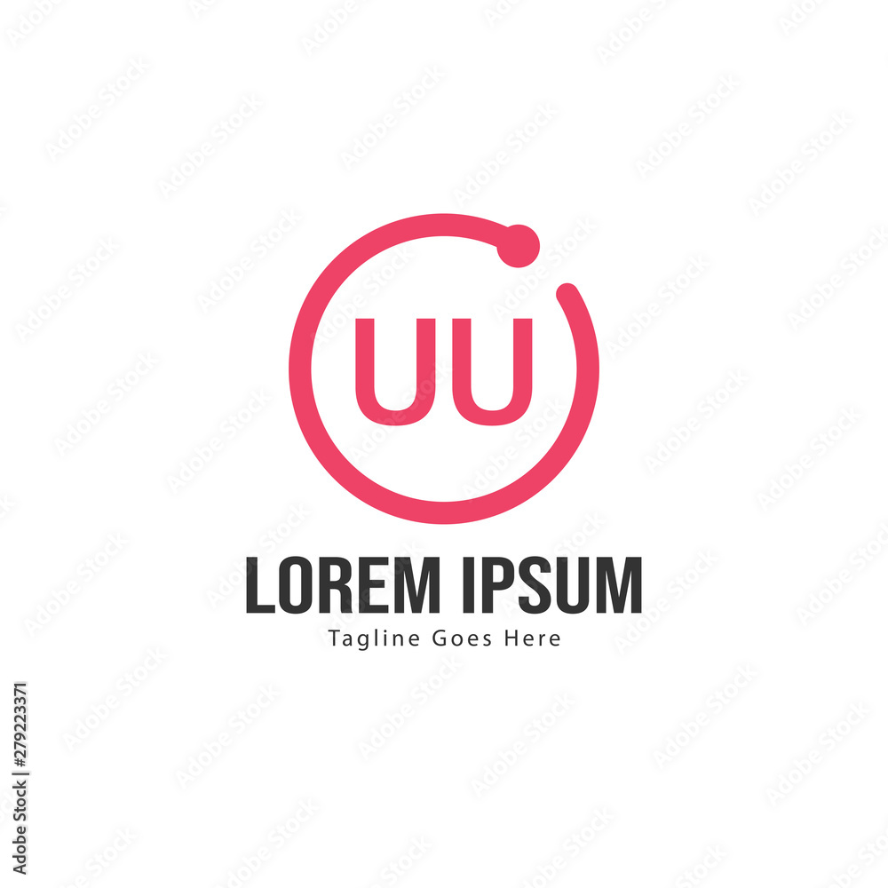 UU Letter Logo Design. Creative Modern UU Letters Icon Illustration UU Letter Logo Design. Creative Modern UU Letters Icon Illustration