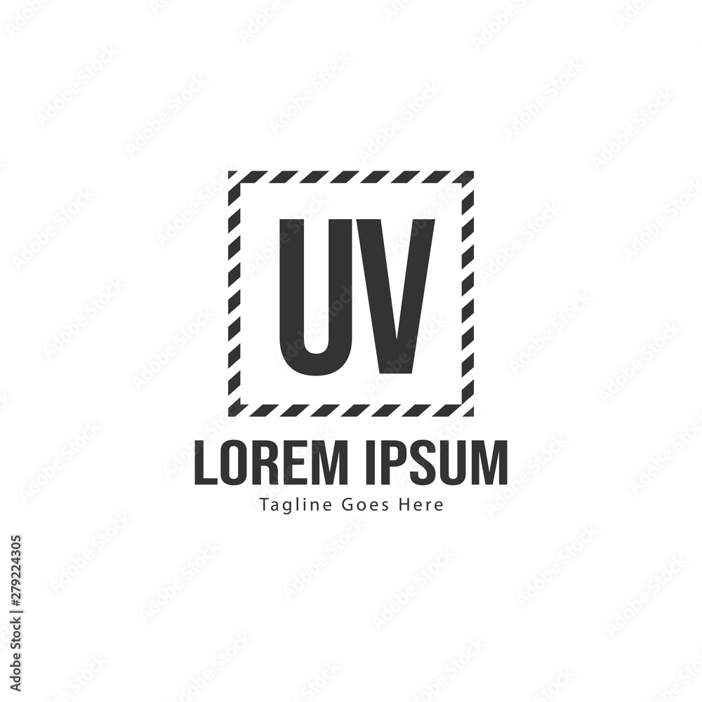 UV Letter Logo Design. Creative Modern UV Letters Icon Illustration UV Letter Logo Design. Creative Modern UV Letters Icon Illustration