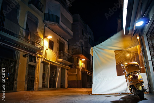 Sleeping Spanish city.