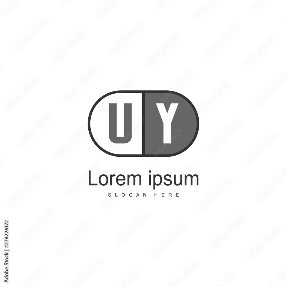 UY Letter Logo Design. Creative Modern UY Letters Icon Illustration UY Letter Logo Design. Creative Modern UY Letters Icon Illustration
