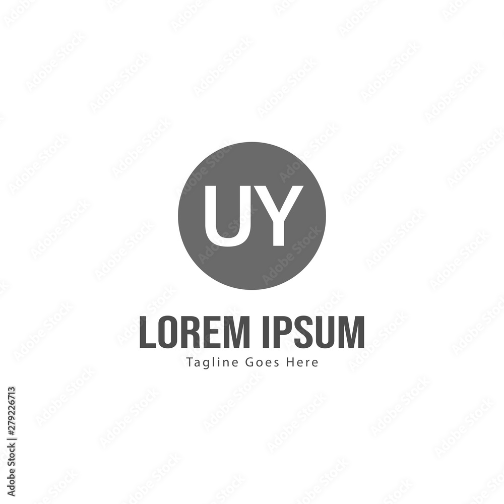 UY Letter Logo Design. Creative Modern UY Letters Icon Illustration UY Letter Logo Design. Creative Modern UY Letters Icon Illustration