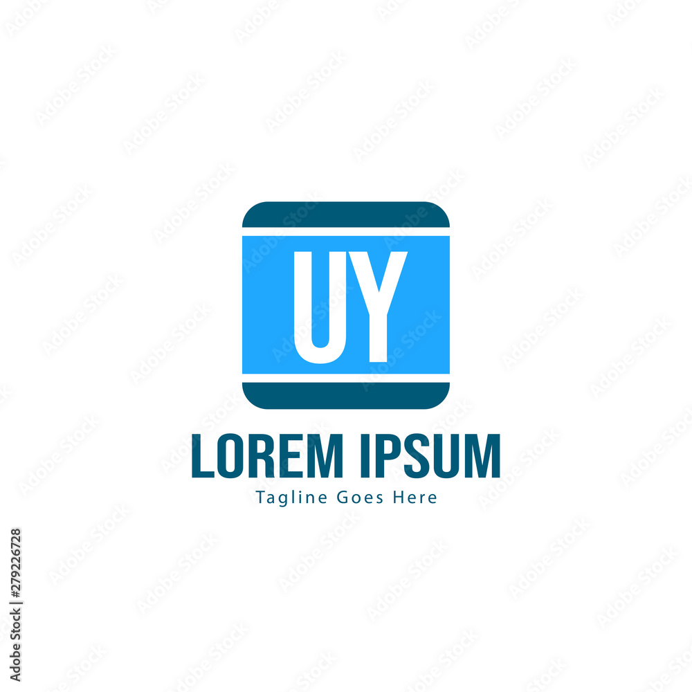 UY Letter Logo Design. Creative Modern UY Letters Icon Illustration UY Letter Logo Design. Creative Modern UY Letters Icon Illustration