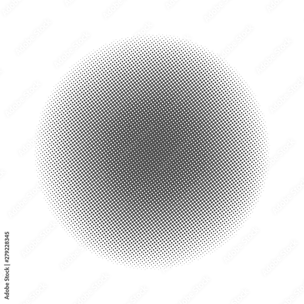 Abstract halftone dotted background. Monochrome pattern with dot and circles. modern futuristic texture for posters, sites, business cards, postcards, interior design, labels and stickers