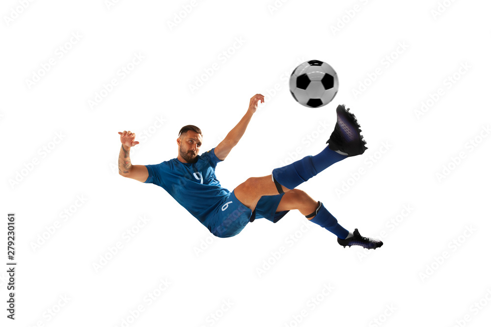 Soccer players isolated on white. Soccer players isolated on white.