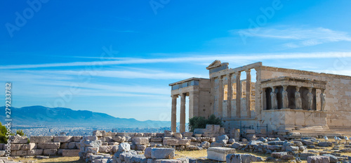 Parthenon on the Acropolis in Athens, Greece