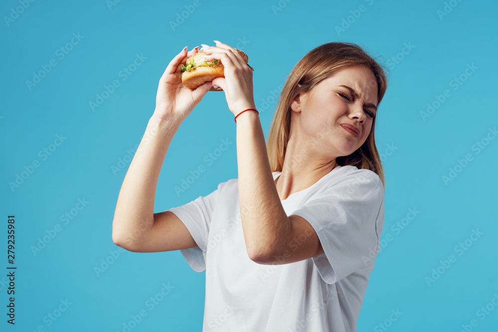 portrait of young woman with a glass of water portrait of young woman with a glass of water