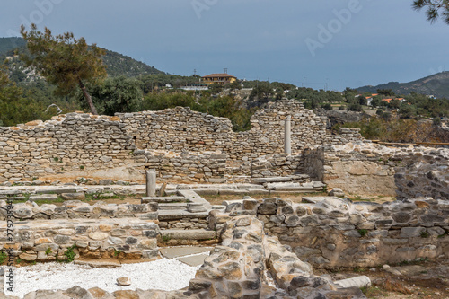 Archaeological area of Aliki, Thassos island, Greece