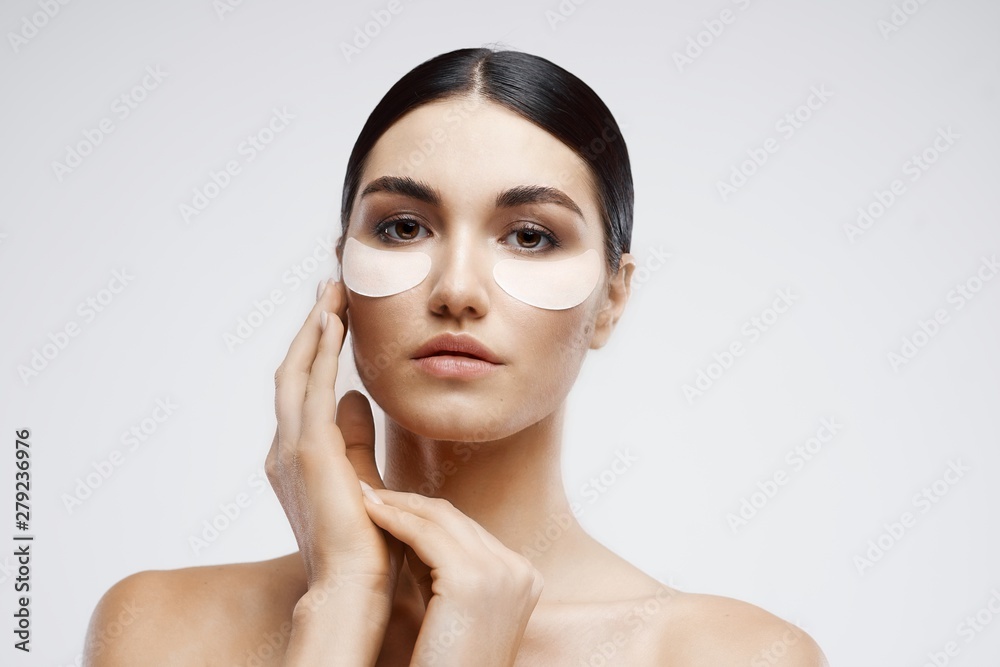 portrait of young woman with perfect skin portrait of young woman with perfect skin