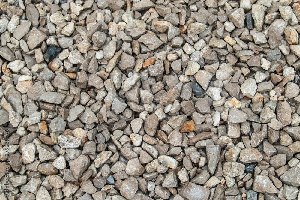 Texture background of light gravel and stones Texture background of light gravel and stones