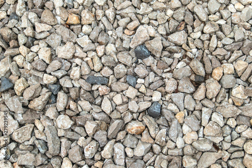 Texture background of light gravel and stones