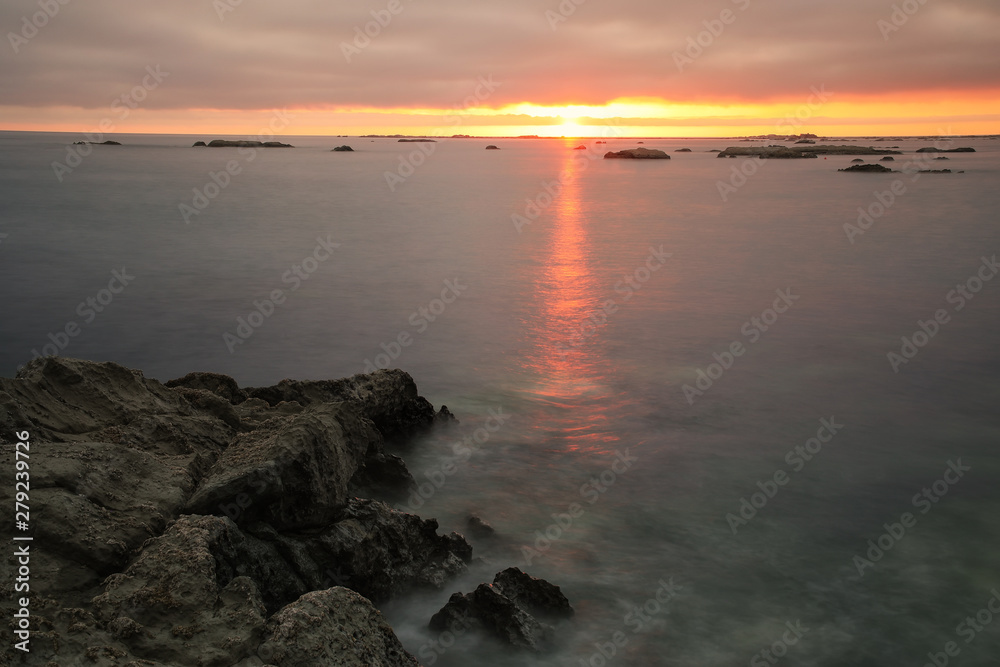 Obraz premium Sunrise on Kaikoura peninsula, South Island, New Zealand