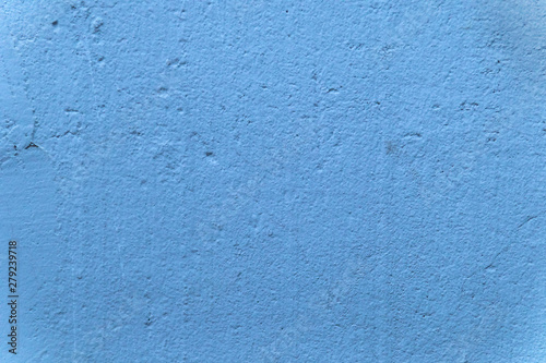 Bright deep saturated blue concrete wall background