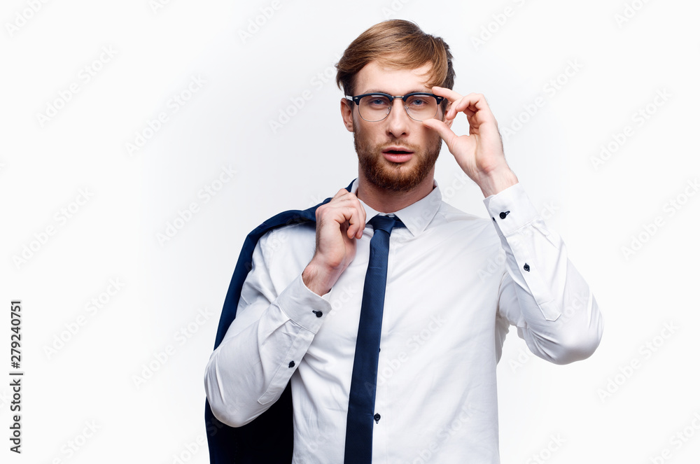 portrait of a businessman with phone portrait of a businessman with phone
