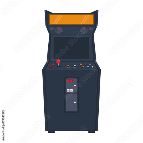 Retro arcade videogame classic console