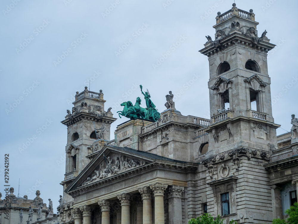 Fototapeta premium The Hungarian Parliament Building in Budapest, Hungary.