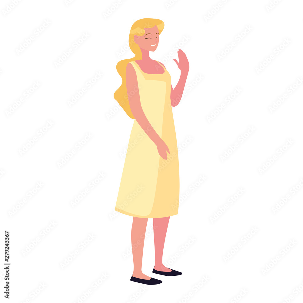 beautiful woman standing white background beautiful woman standing white background