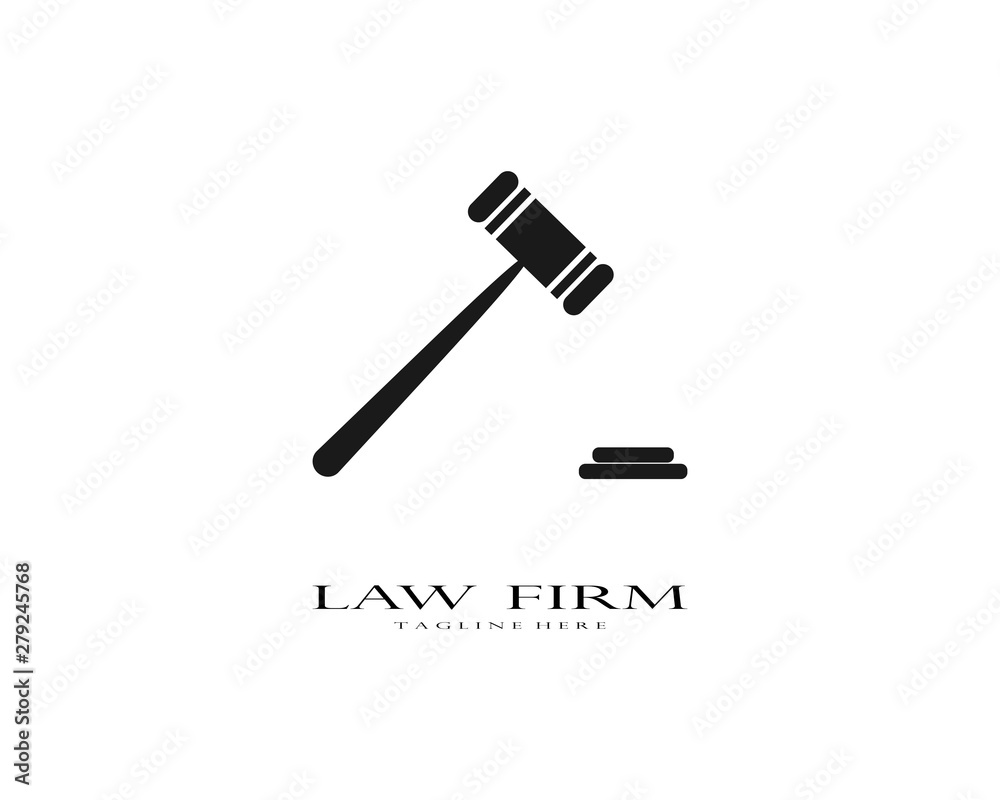 Law firm logo vector template Law firm logo vector template