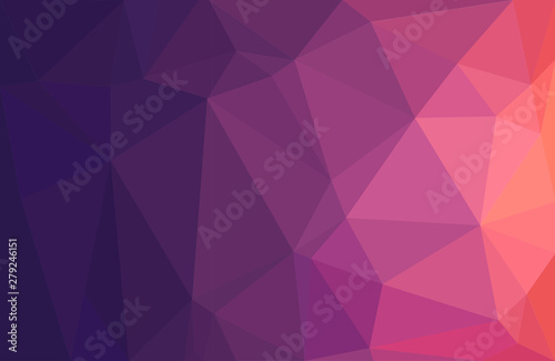 Multicolor geometric background with triangles. Vector low poly illustration.