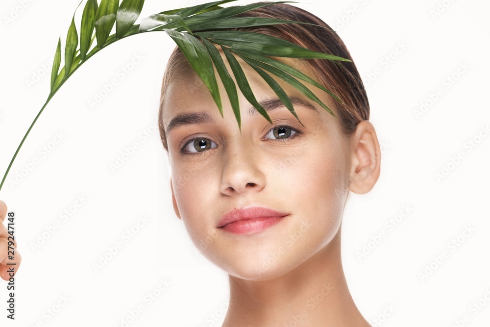 portrait of a young beautiful smiling woman with perfect skin portrait of a young beautiful smiling woman with perfect skin