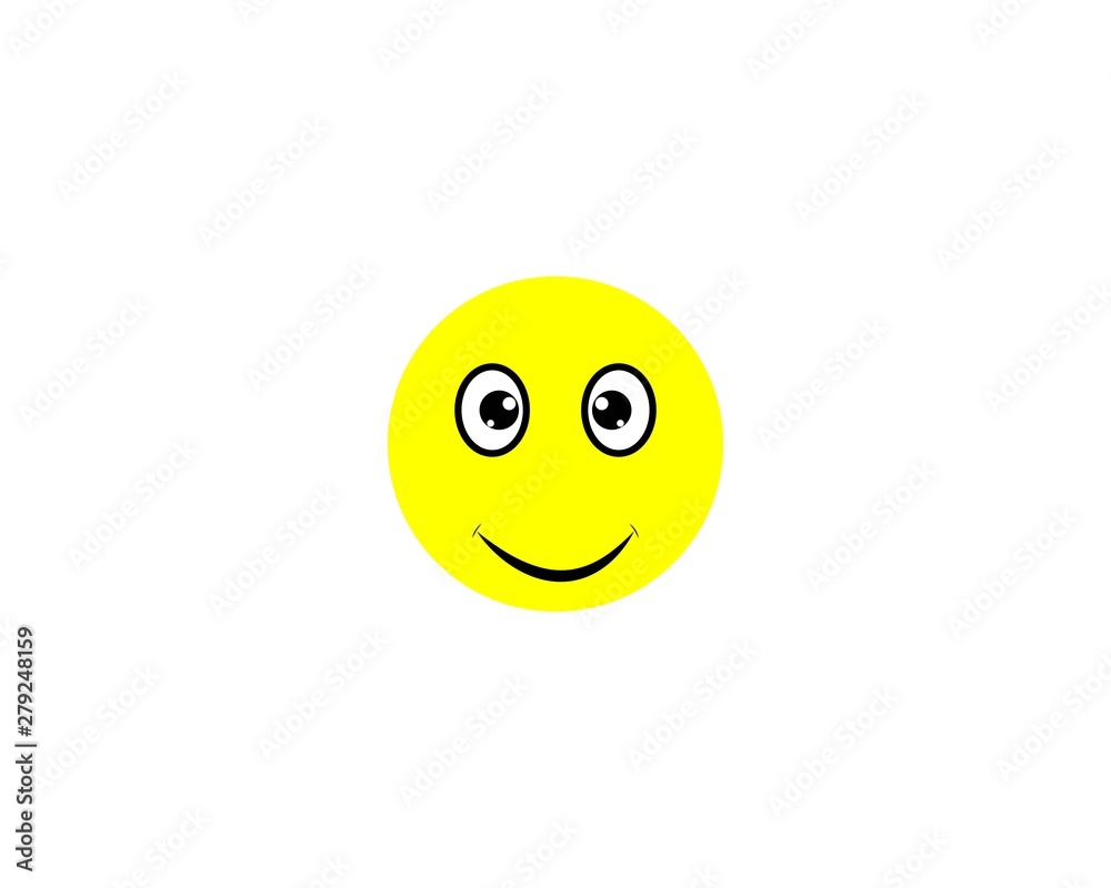 Emoticon logo vector icon template Emoticon logo vector icon template