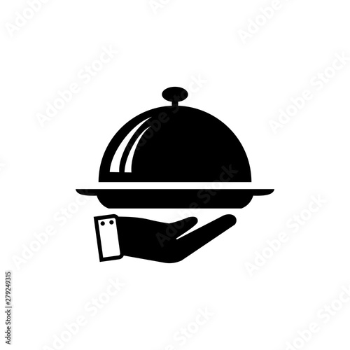 Restaurant, fork, knife icon vector symbol illustration