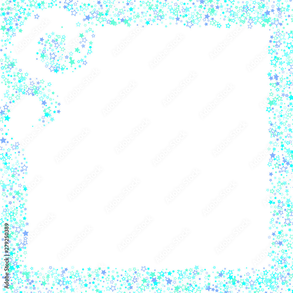 Blue, cyan, turquoise glitter stars confetti Blue, cyan, turquoise glitter stars confetti