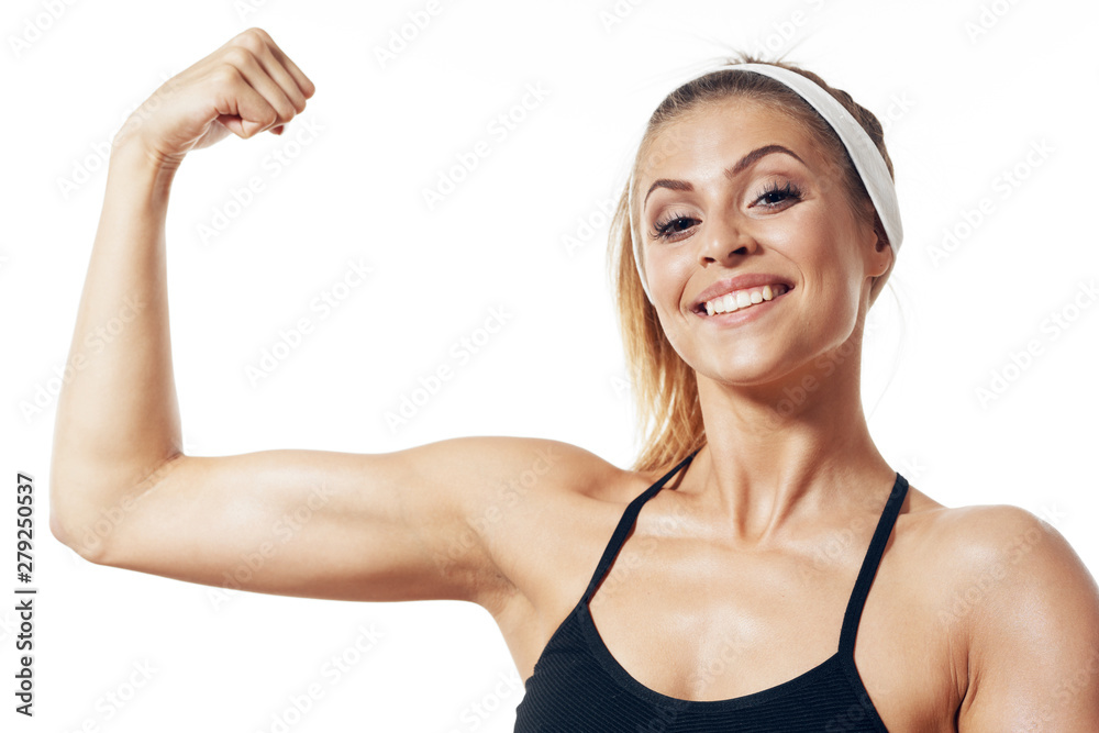 portrait of a young beautiful smiling woman with perfect skin looking at camera portrait of a young beautiful smiling woman with perfect skin looking at camera