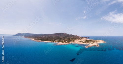 Beautiful panorama of the Akamas Peninsula from a height photo