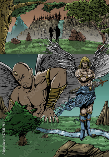 Cherubim In Eden's Garden