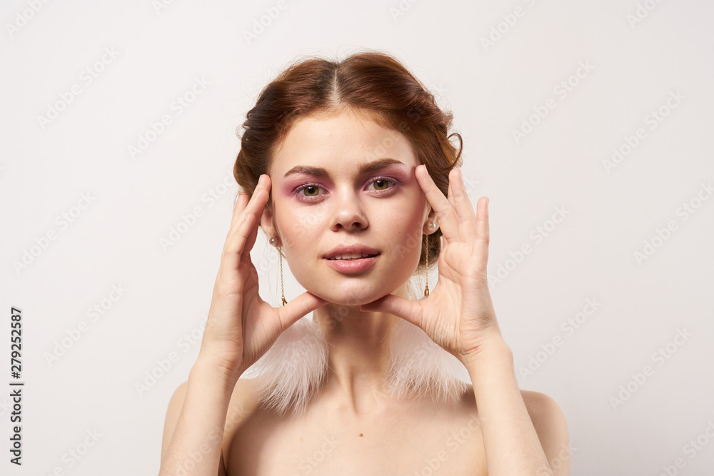 young woman with headache young woman with headache