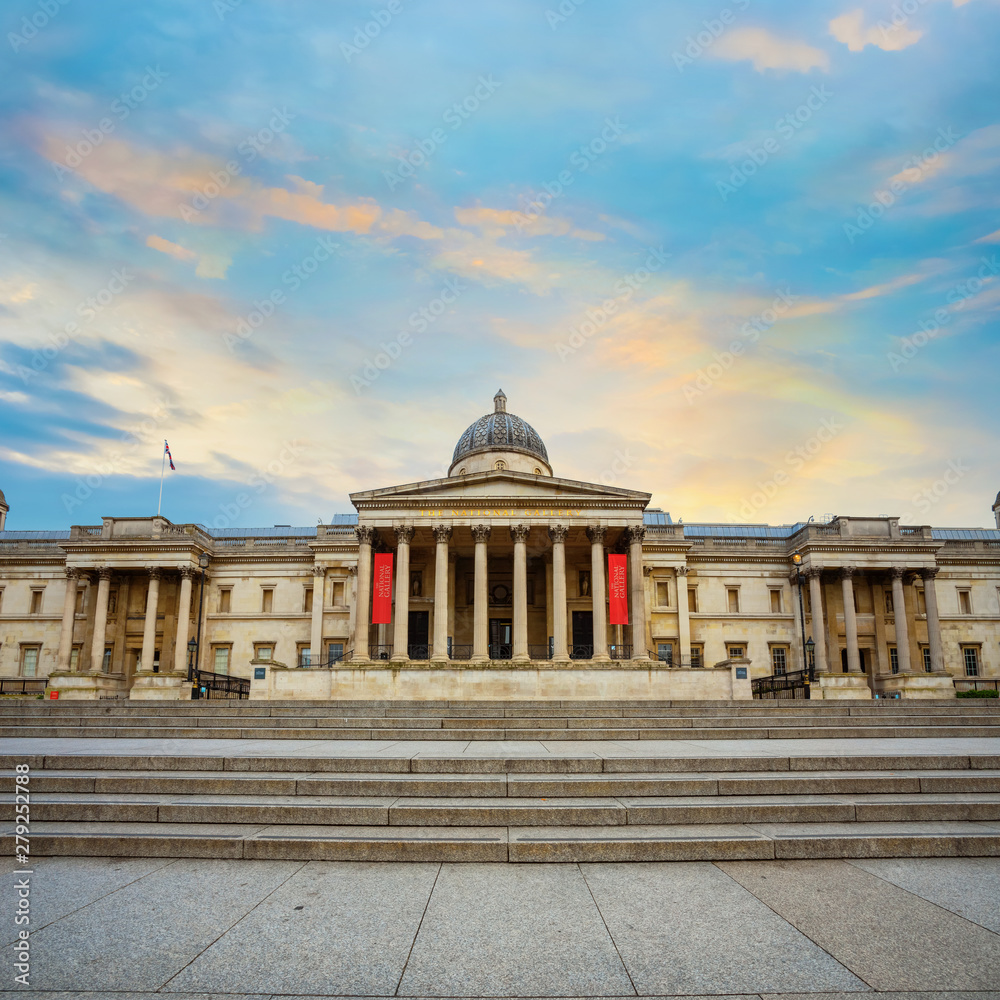 The National Gallery in London, UK