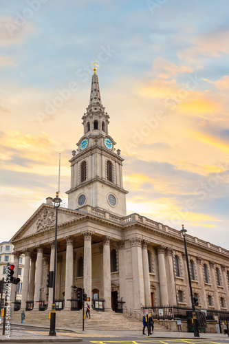St Martin-in-the-Fields church in London, UK