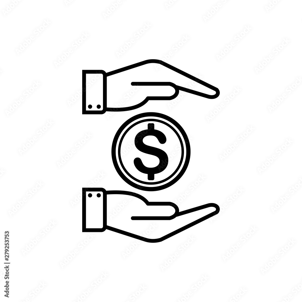 Saving Money icon vector symbol illustration Saving Money icon vector symbol illustration