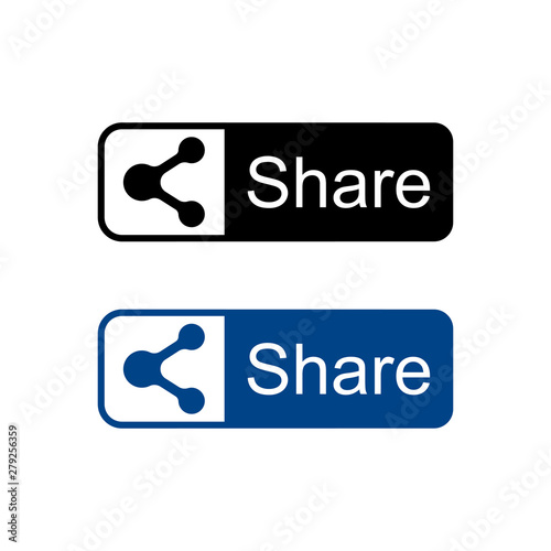 share, icon, button, vector, square, symbol, sign illustration