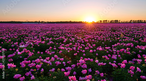 Chinese herbaceous peony fields © 孝通 葛