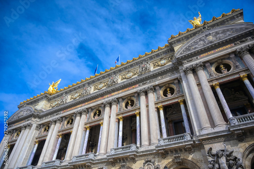 Paris, France - April 21, 2019 - The Palais Garnier is a 1,979-seat opera house, which was built from 1861 to 1875 for the Paris Opera in central Paris, France.