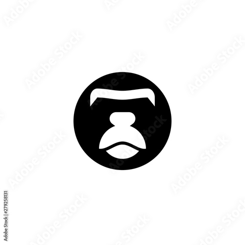 Gorilla Head Logo Design Vector